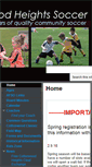 Mobile Screenshot of cottonwoodsoccer.org